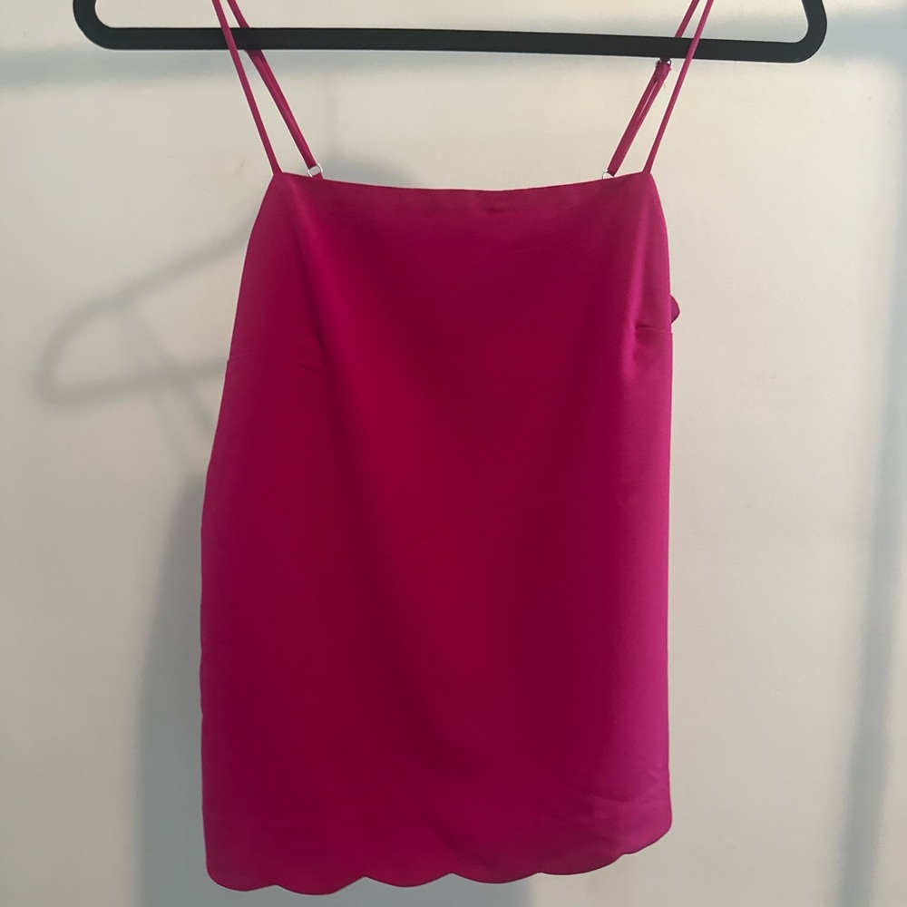 Scalloped J. Crew tank
